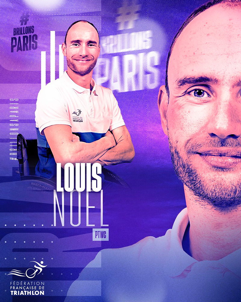 Louis Noël est sélectionné pour les jeux paralympiques de Paris 2024