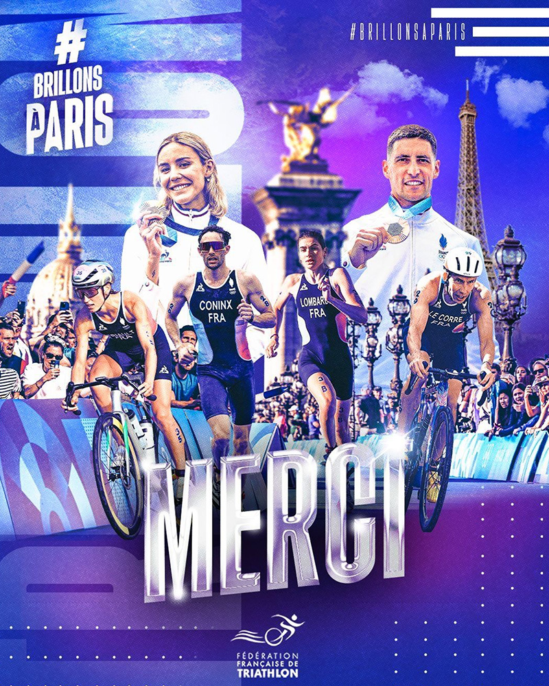 Merci à tous nos athlètes de nous avoir fait rêver lors des jeux olympiques de Paris 2024